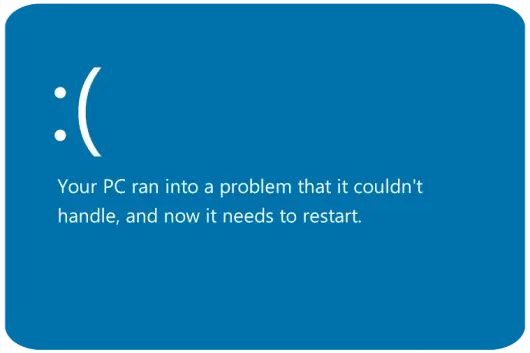 Computer Blue Screen Of Death